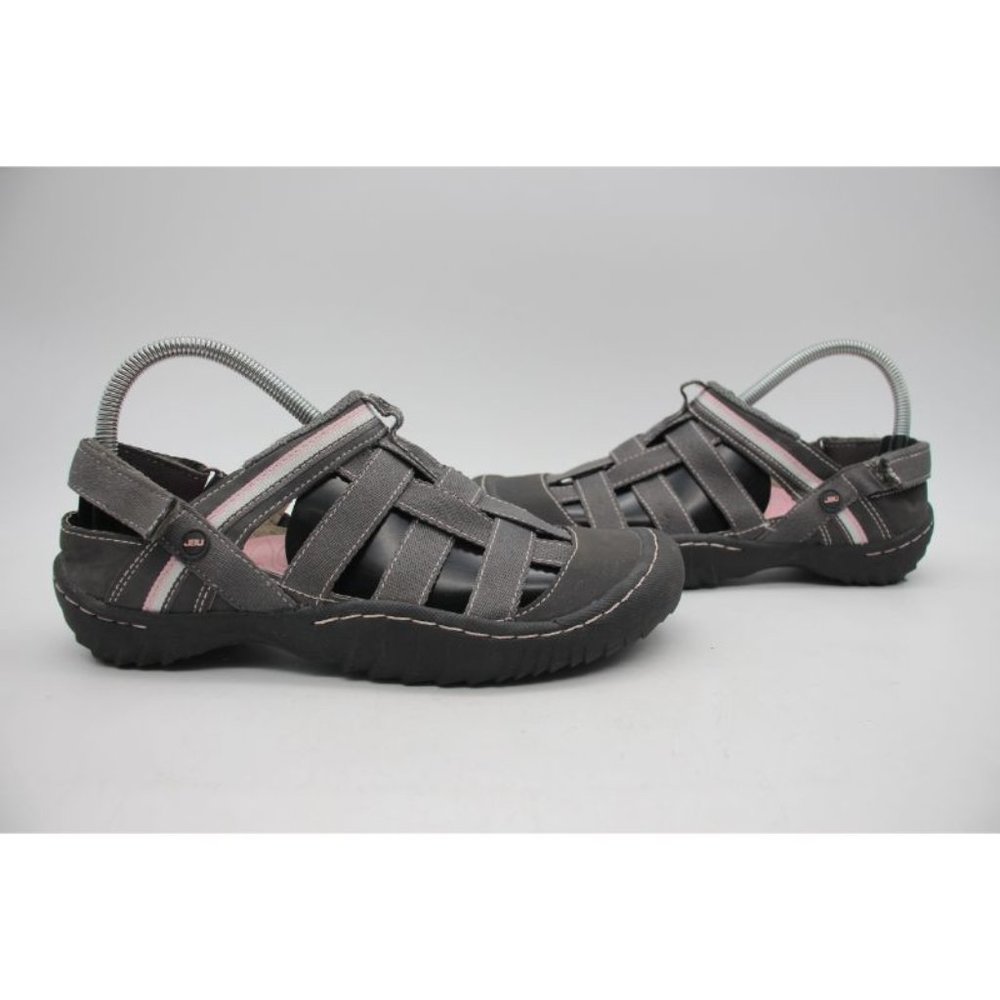 Women's Black Strap Fisherman Sandals - Brand